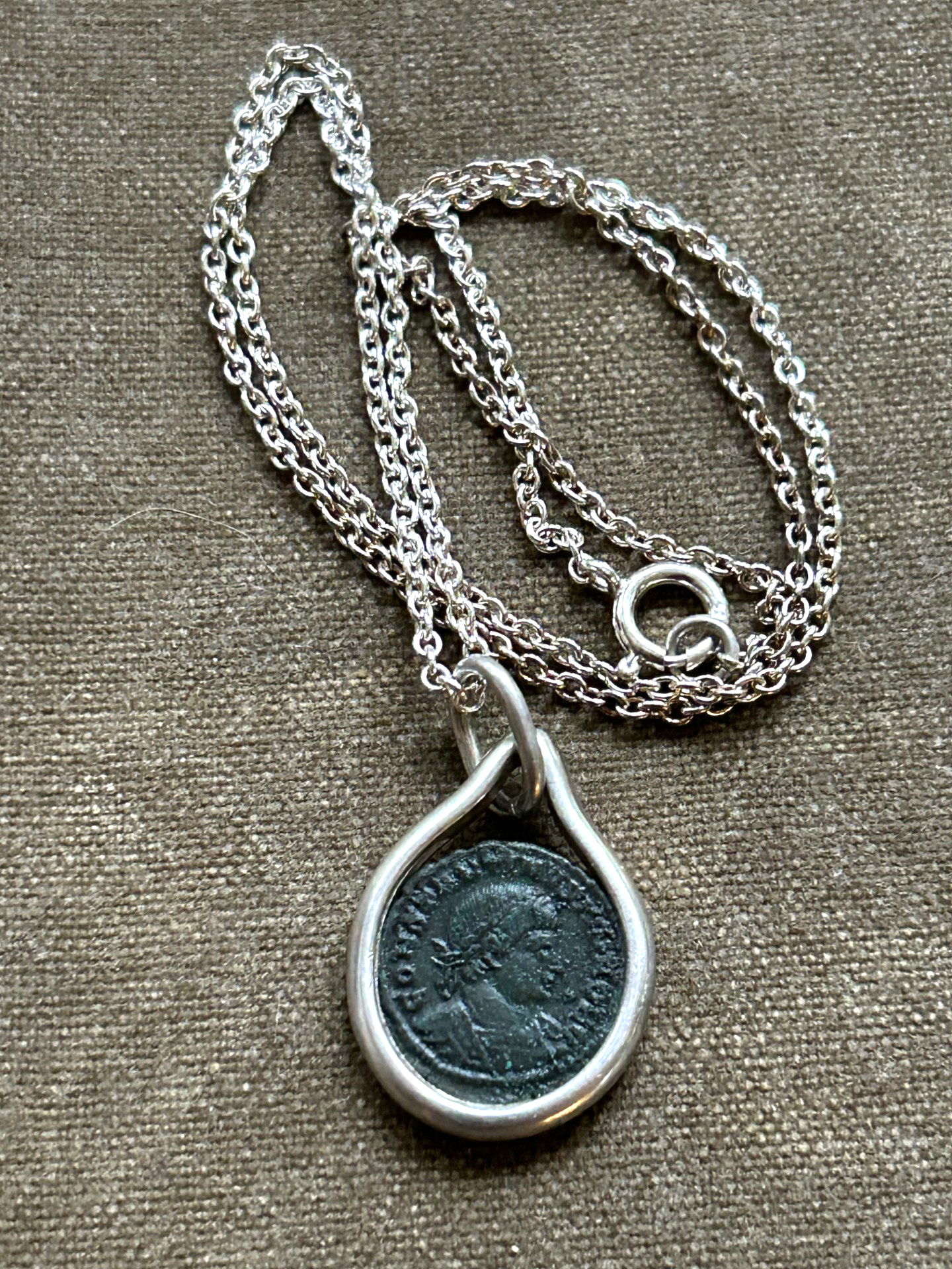 Roman Coin Necklace